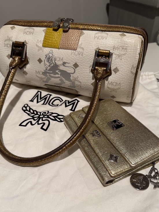 MCM Handbags - MCM Papillon Princess Bag with Dustbag and MCM Wallet with Charms
